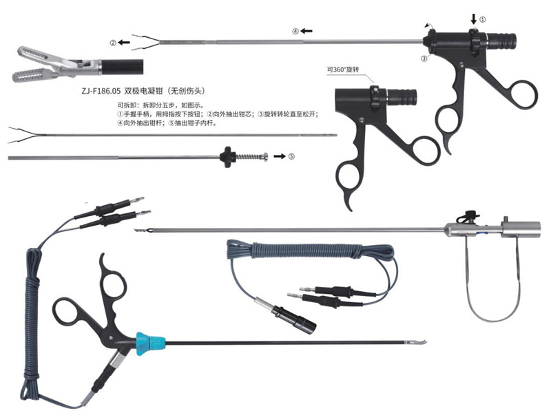 ZJ-F186.05雙極電凝鉗(無創傷頭)